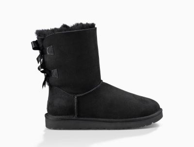 UGG Bailey Bow II Womens Boots Black - AU 276ES